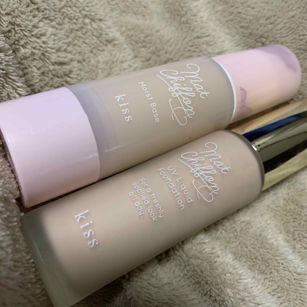 マットシフォンUVモイストベース/KiSS/化粧下地を使ったクチコミ（1枚目）