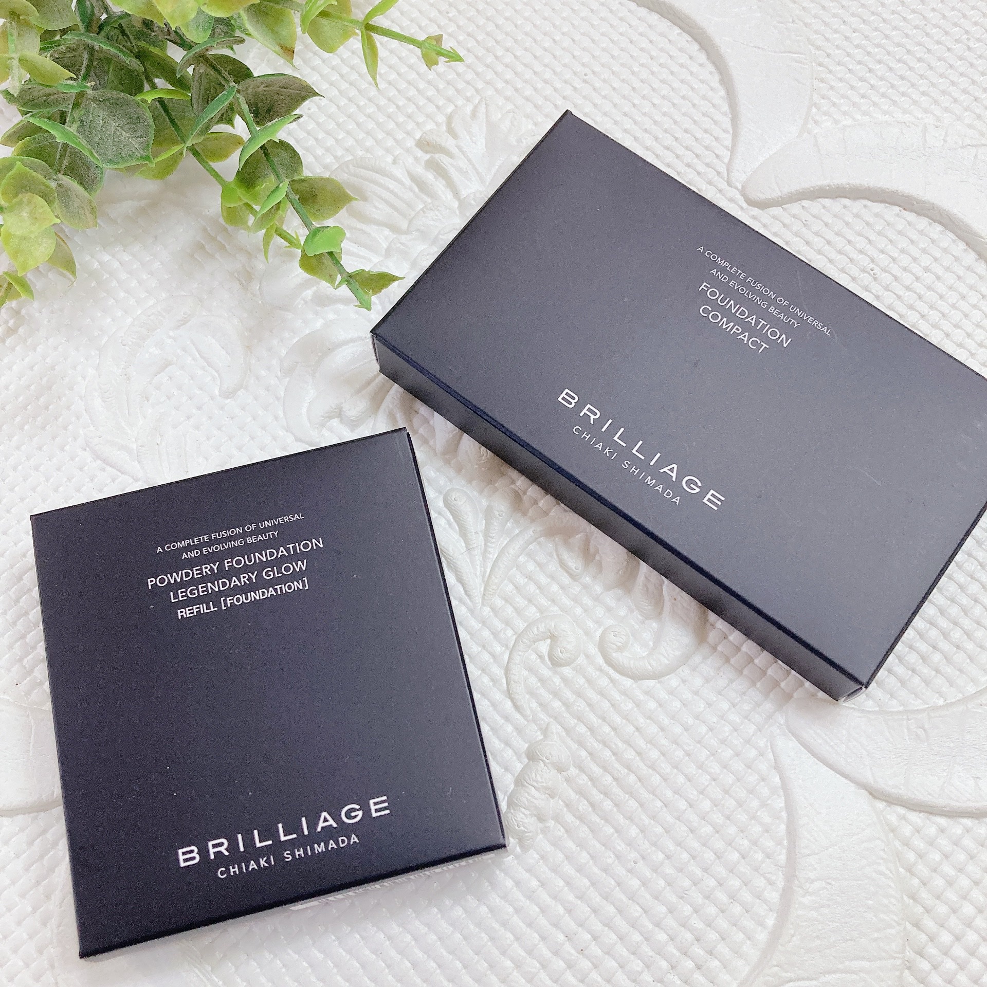 パウダリーファンデーション レジェンダリー グロウ 40/ブリリアージュ/パウダーファンデーションを使ったクチコミ（3枚目）