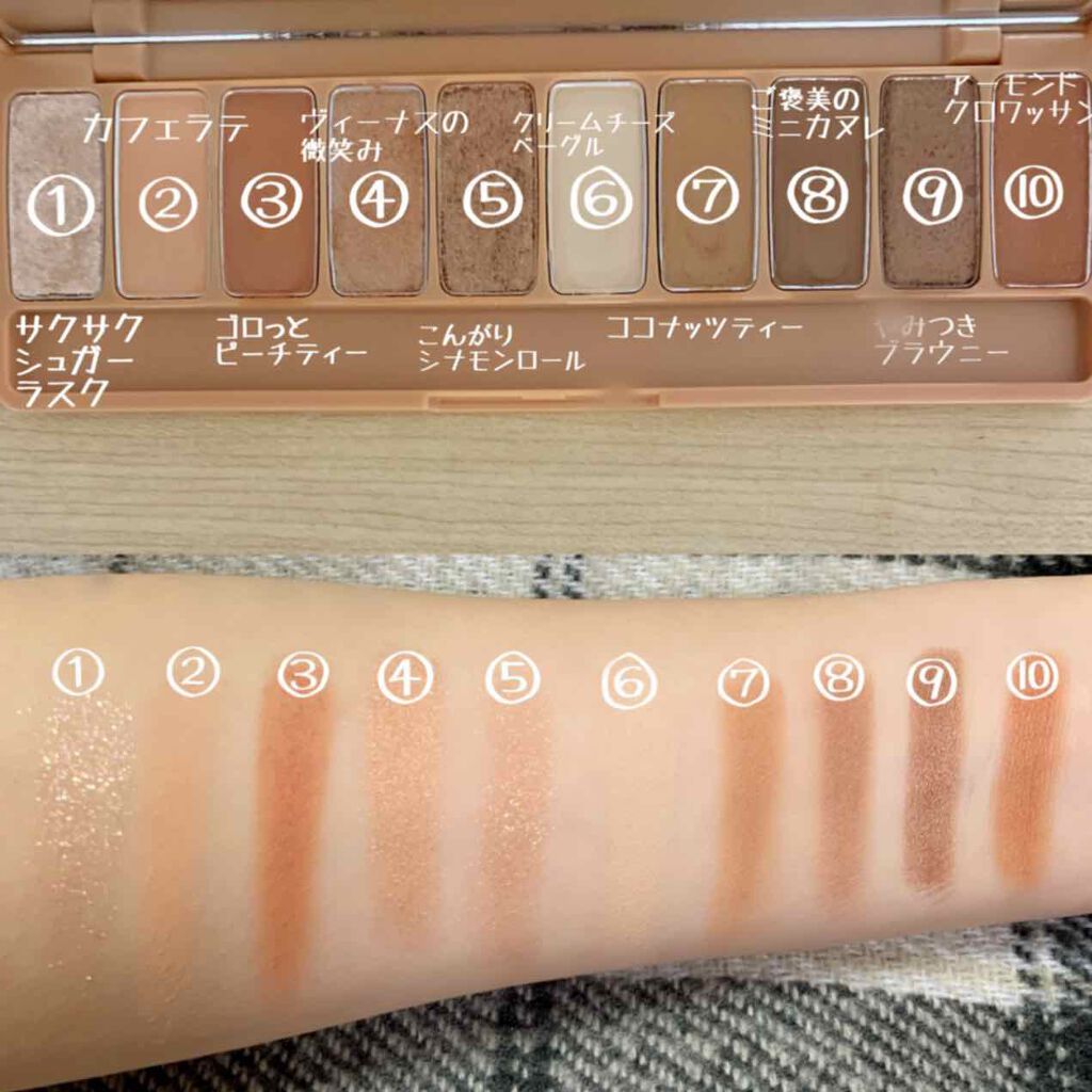 プレイカラー アイシャドウ/ETUDE/アイシャドウパレットを使ったクチコミ（3枚目）