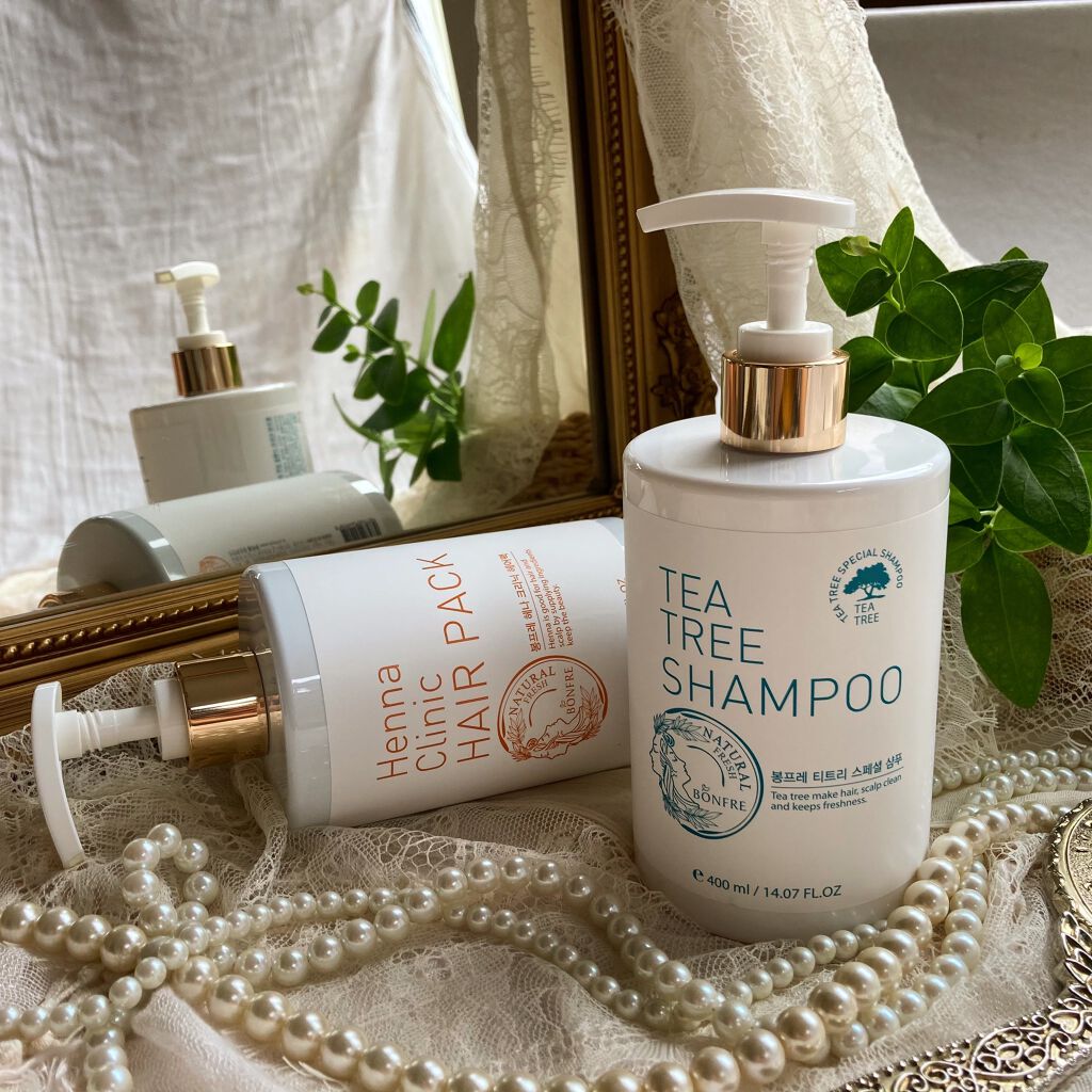 BONFRE TEA TREE SHAMPOO/NICHIRICH/市販シャンプーを使ったクチコミ(1枚目)