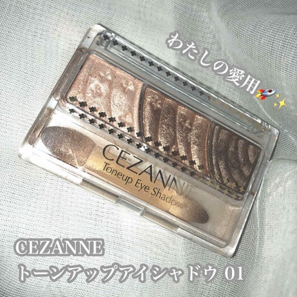 トーンアップアイシャドウ/CEZANNE/アイシャドウパレットを使ったクチコミ(1枚目)