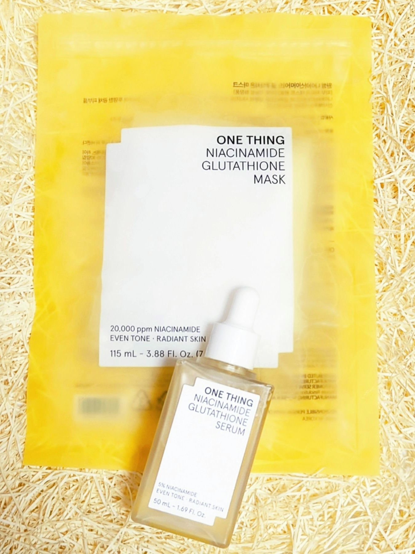 ナイアシンアミドグルタチオンマスク/ONE THING/シートマスク・パックを使ったクチコミ（1枚目）