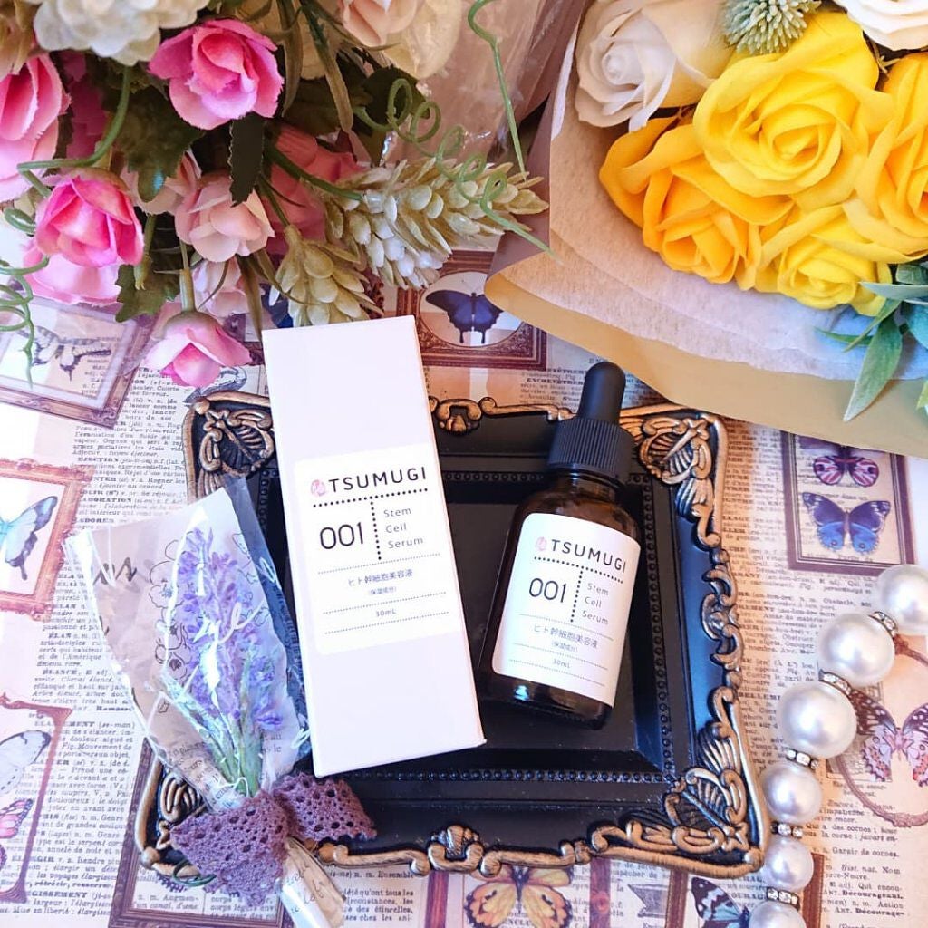 つむぎ ヒト幹細胞美容液/つむぎコスメ/美容液を使ったクチコミ(1枚目)