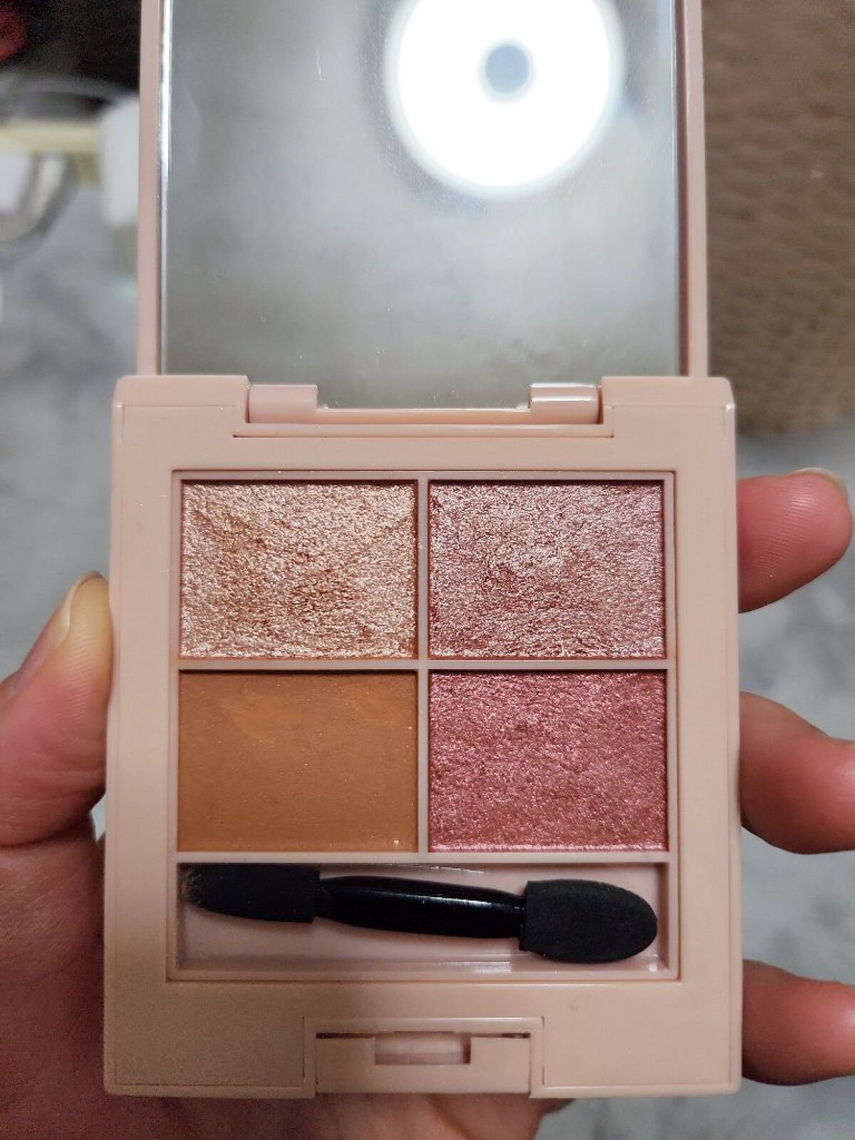 イロアソビ 4色アイパレット/iroasobi/アイシャドウパレットを使ったクチコミ（2枚目）