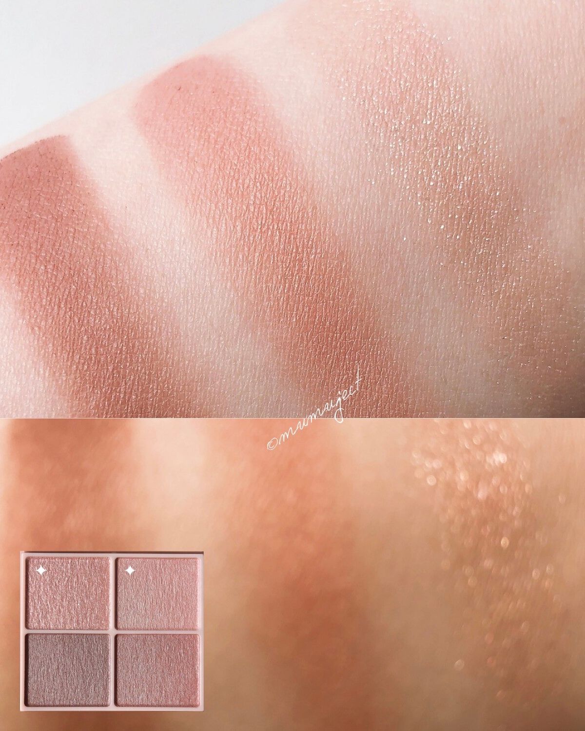 シルキースフレアイズ(マットタイプ)/キャンメイク/アイシャドウパレットを使ったクチコミ(6枚目)