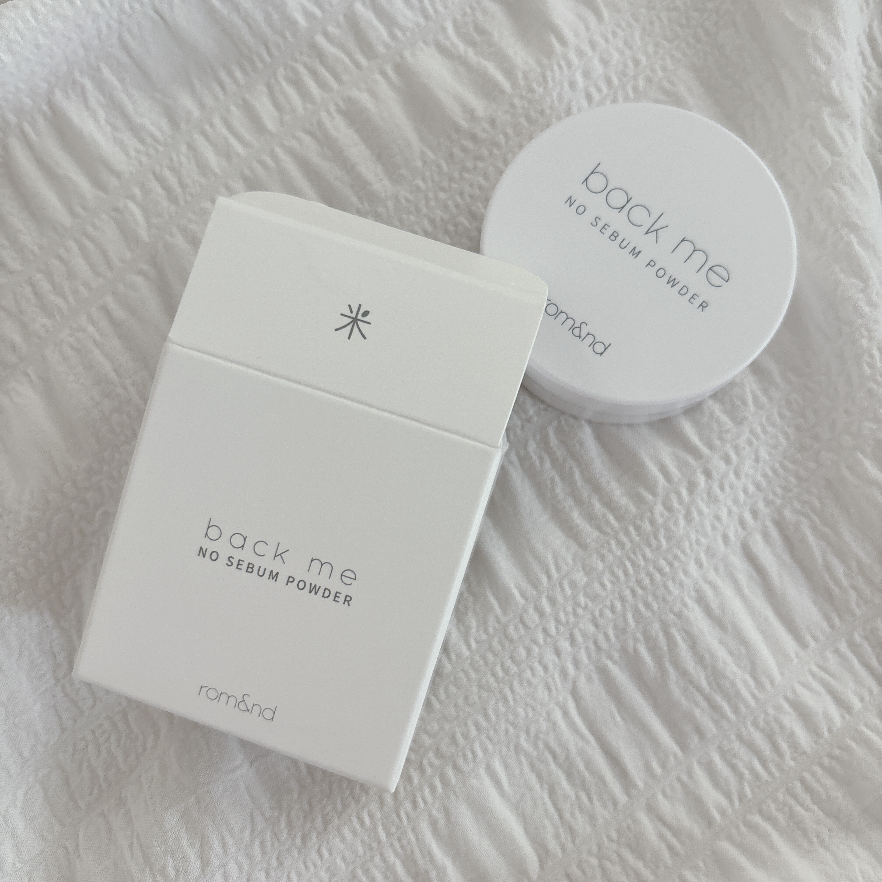 バックミーノーセバムパウダー/rom&nd/ルースパウダーを使ったクチコミ（2枚目）