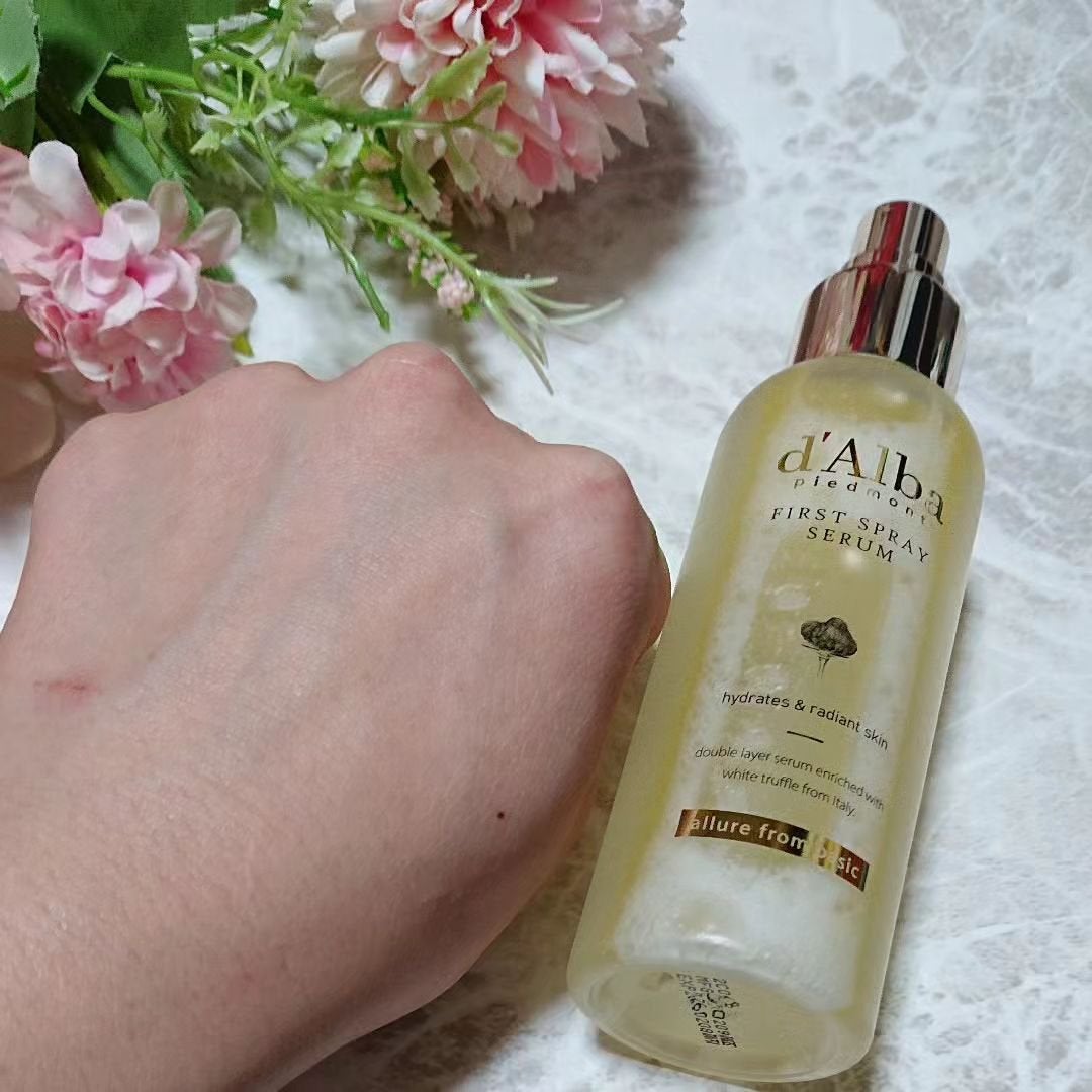 ダルバ ホワイトトリュフファーストスプレーセラム/ダルバ/ミスト状化粧水を使ったクチコミ(6枚目)