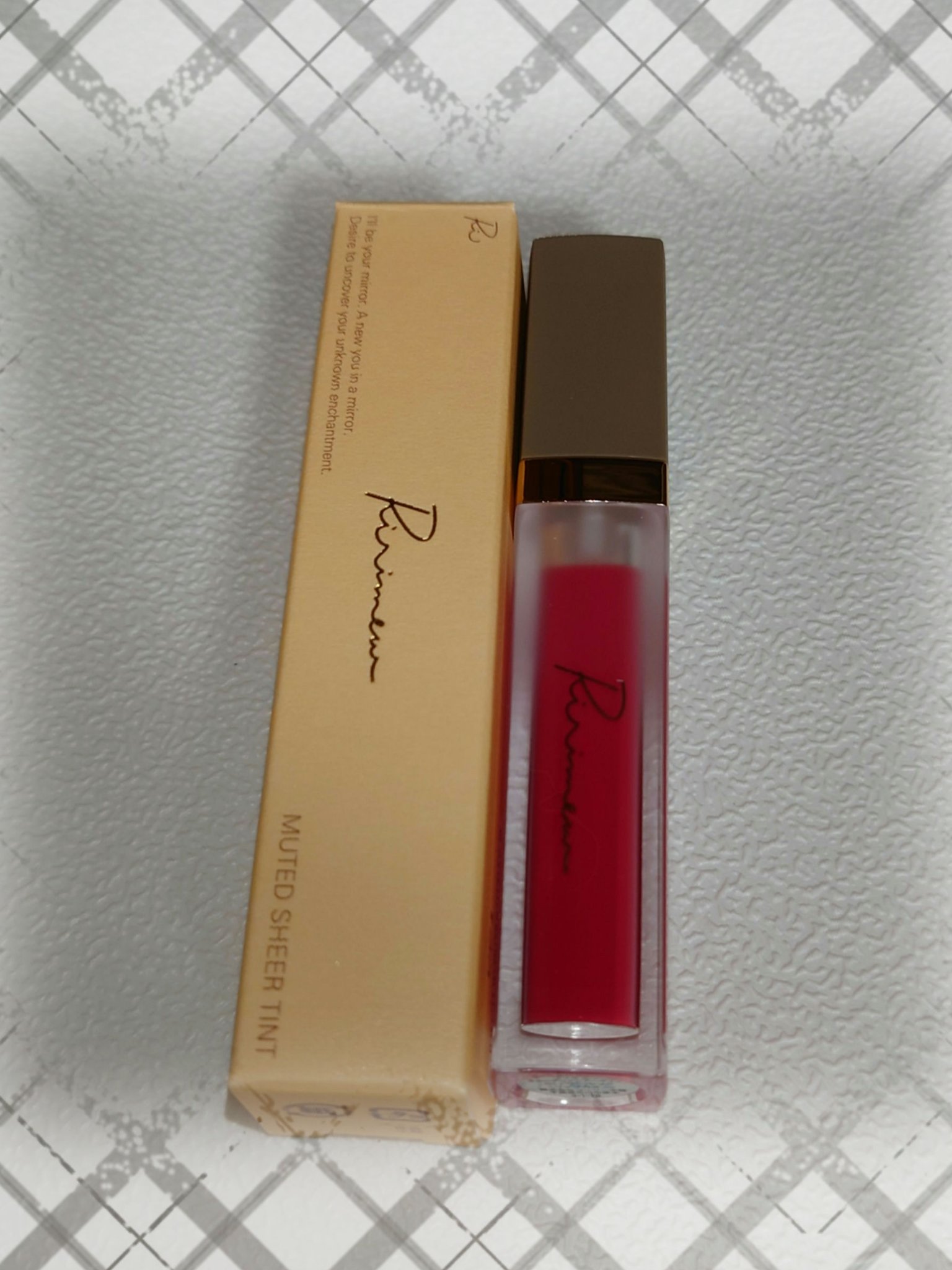 ミューテッドシアーティント/Ririmew/リップティントを使ったクチコミ（1枚目）