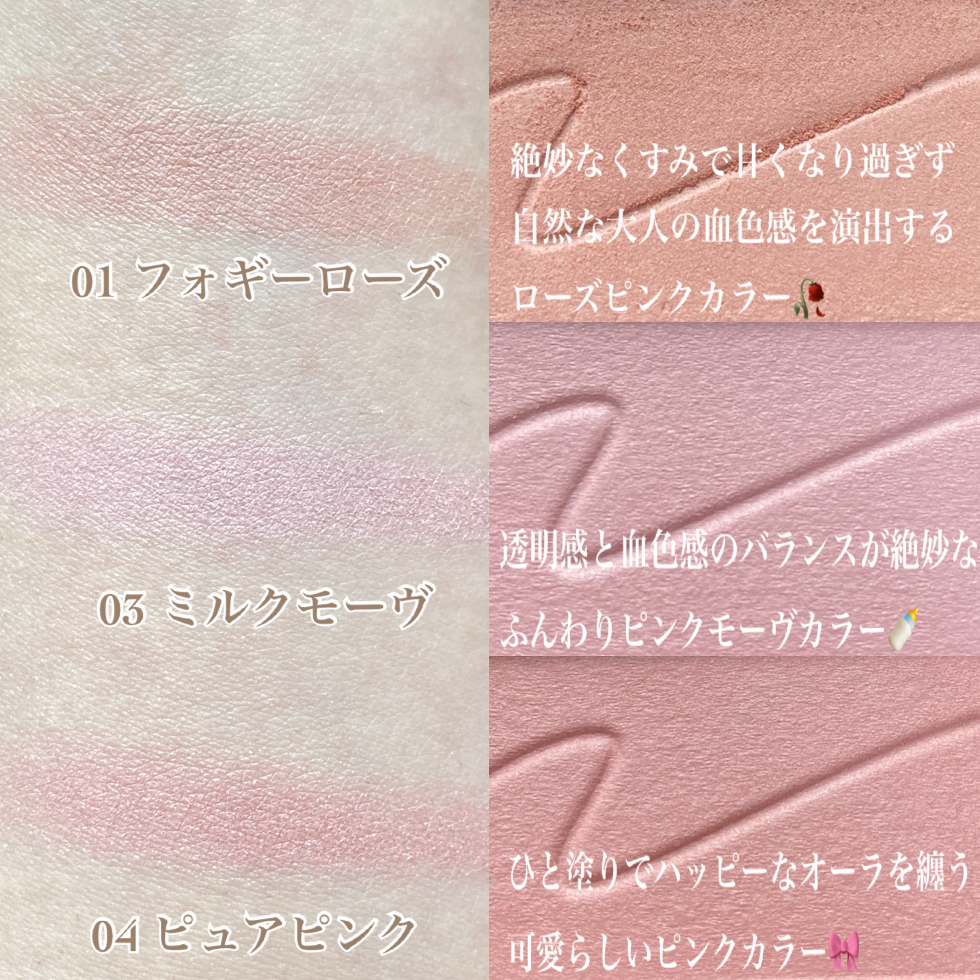 チークブラッシュ/CEZANNE/パウダーチークを使ったクチコミ（2枚目）