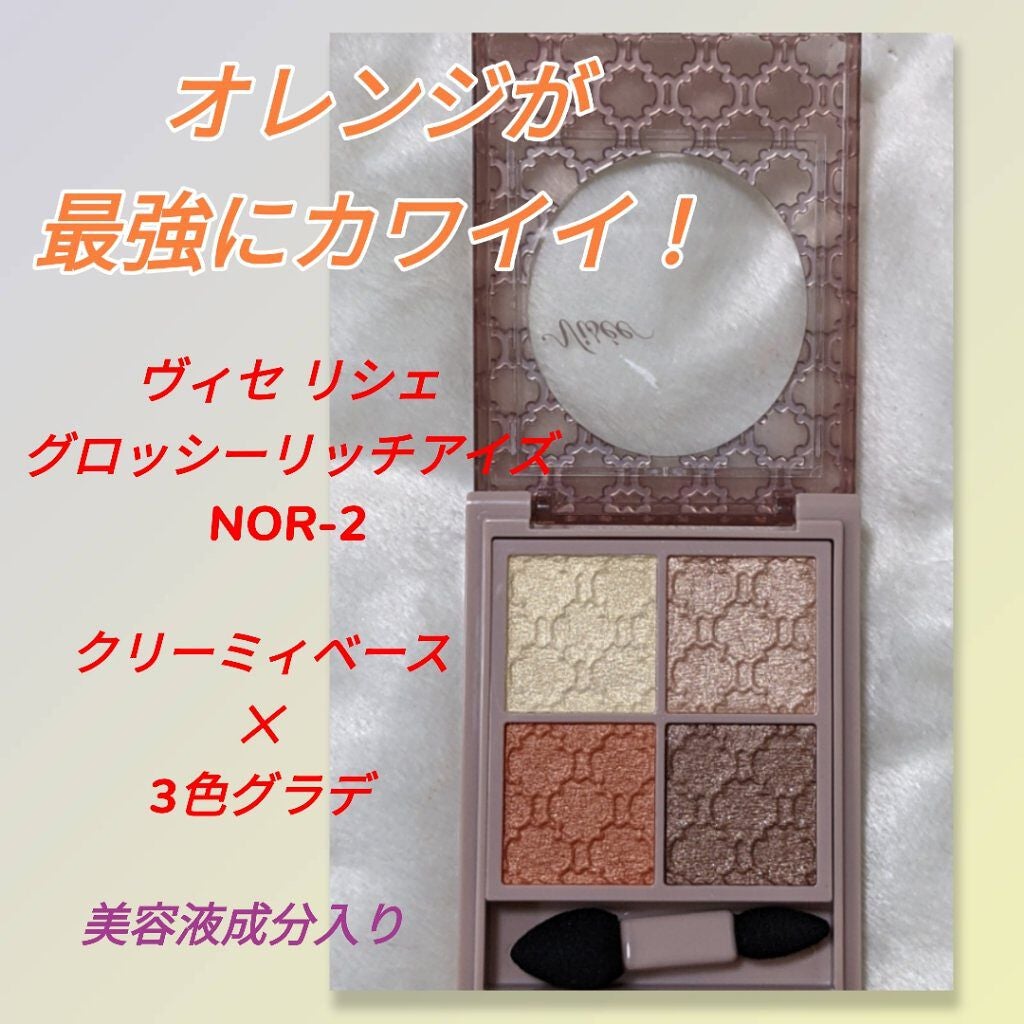 グロッシーリッチ アイズ N/Visée/アイシャドウパレットを使ったクチコミ(1枚目)
