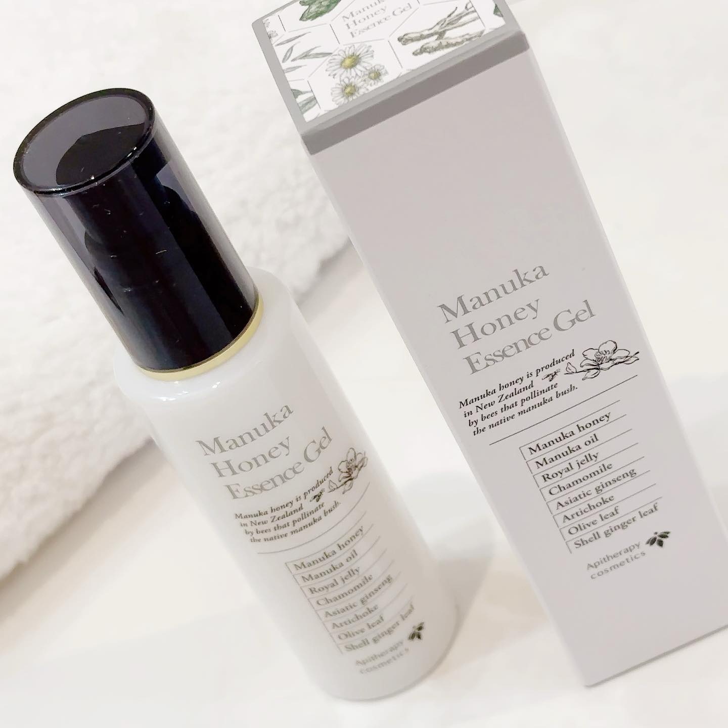 アピセラピーコスメティクス マヌカハニー エッセンスジェルのクチコミ「マヌカハニー エッセンスジェル

使ってみました🥰❣️

山田養蜂場のプレゼントキャンペーンで.....」（2枚目）