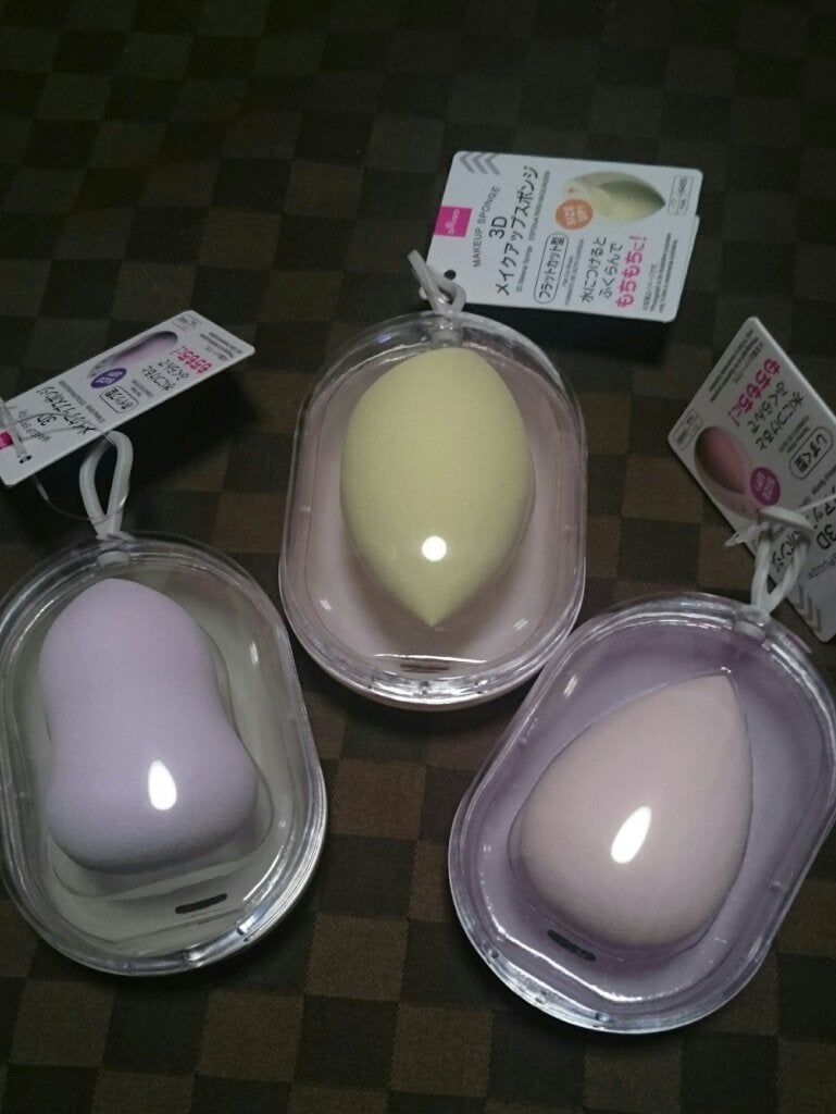 3Dメイクアップスポンジ(フラットカット型)/DAISO/パフ・スポンジを使ったクチコミ(1枚目)