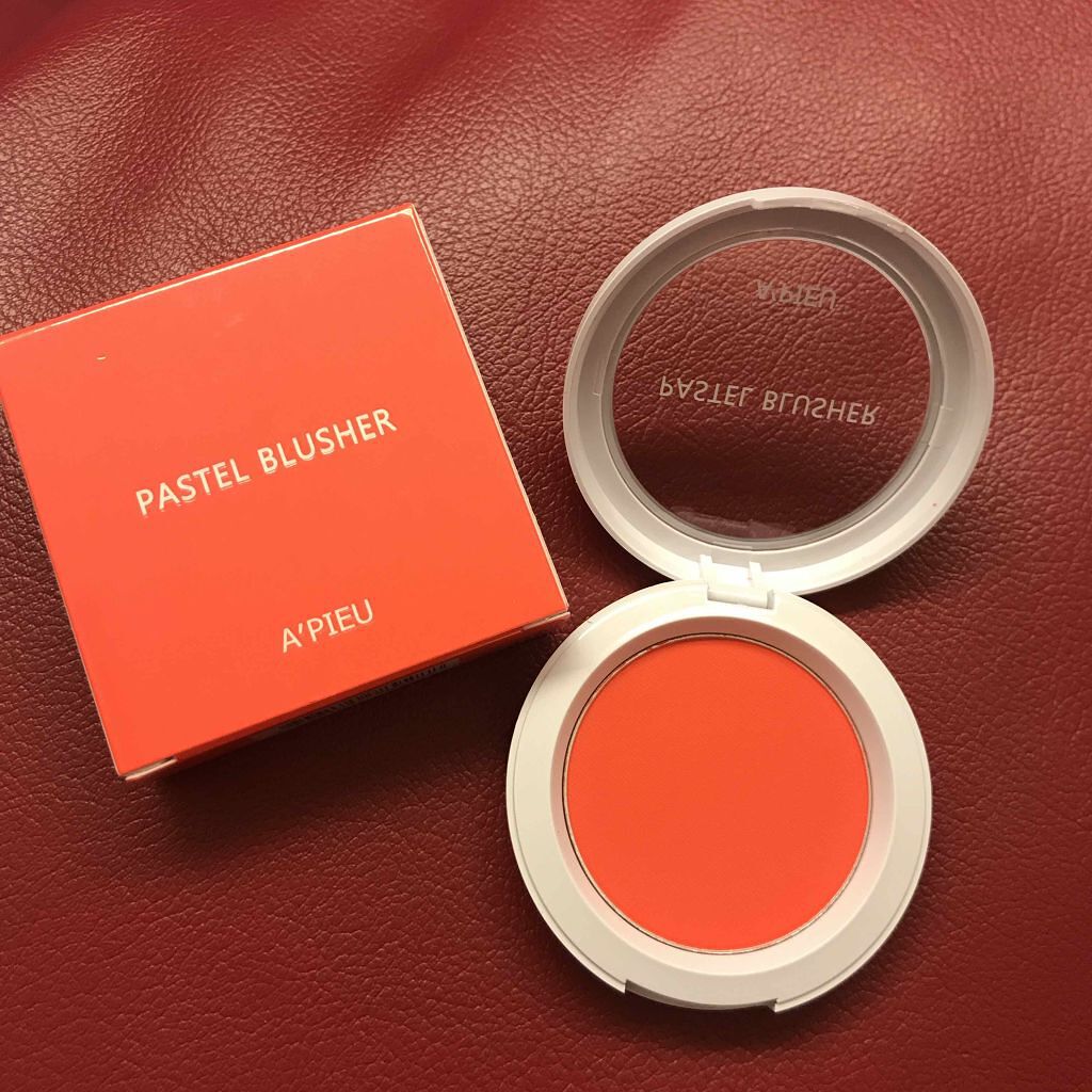 アピュー パステルブラッシャー/A’pieu/パウダーチークを使ったクチコミ(1枚目)