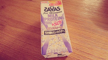 for woman MILK PROTEIN 脂肪0 +SOY/ザバス/ドリンクを使ったクチコミ（1枚目）