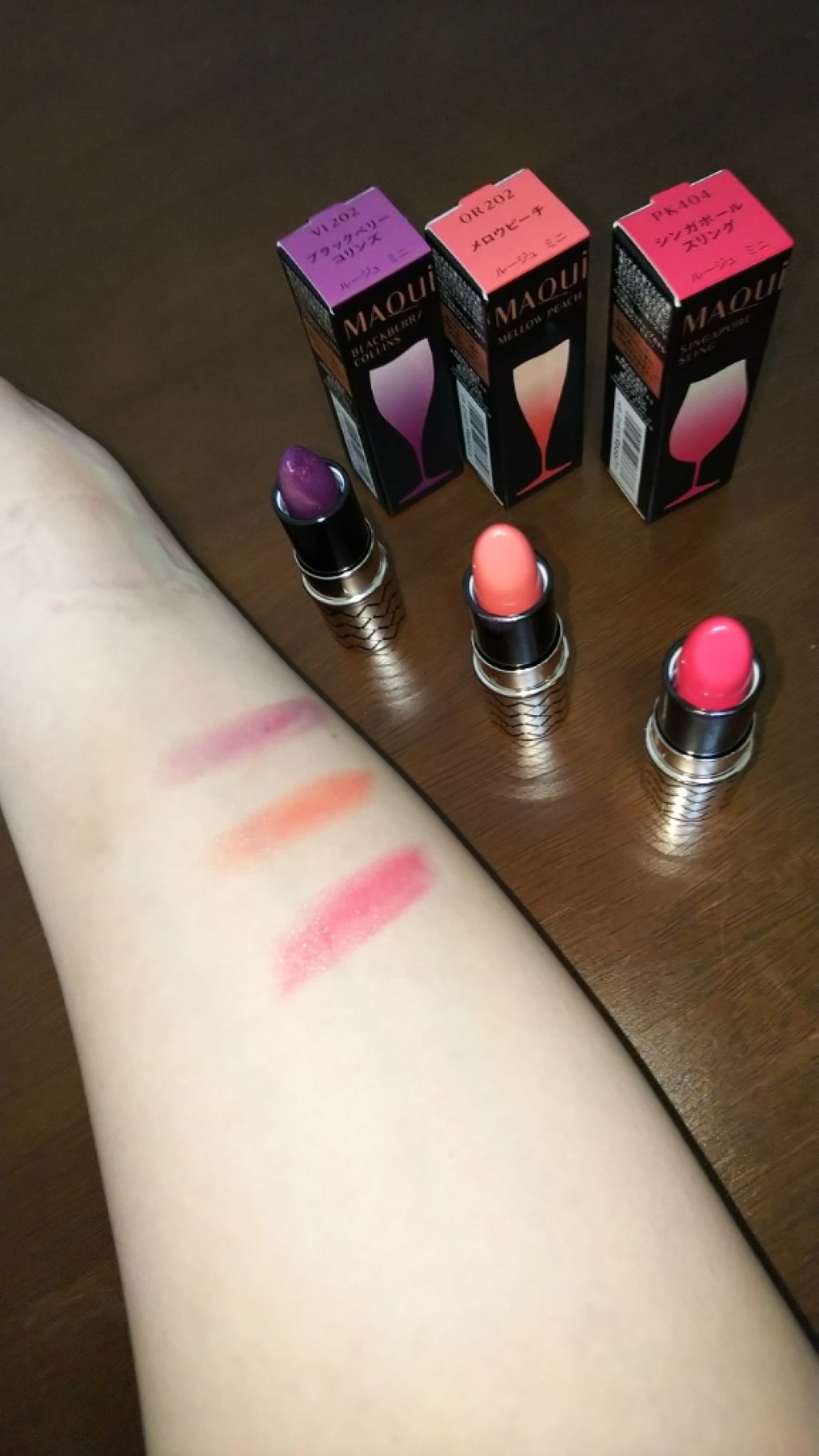 ルージュ ミニ/マキアージュ/口紅を使ったクチコミ（2枚目）