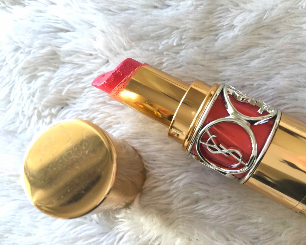 ルージュ ヴォリュプテ シャイン/YVES SAINT LAURENT BEAUTE/口紅を使ったクチコミ（1枚目）