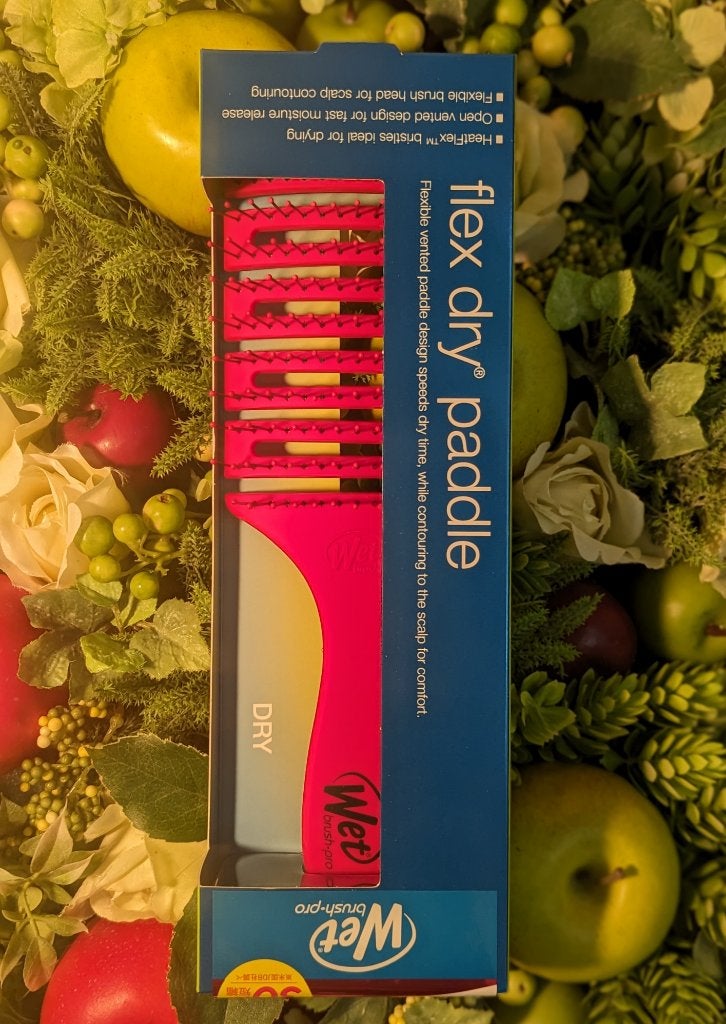 フレックスドライ パドルブラシ ピンク/ウェットブラシ/ヘアブラシを使ったクチコミ(3枚目)