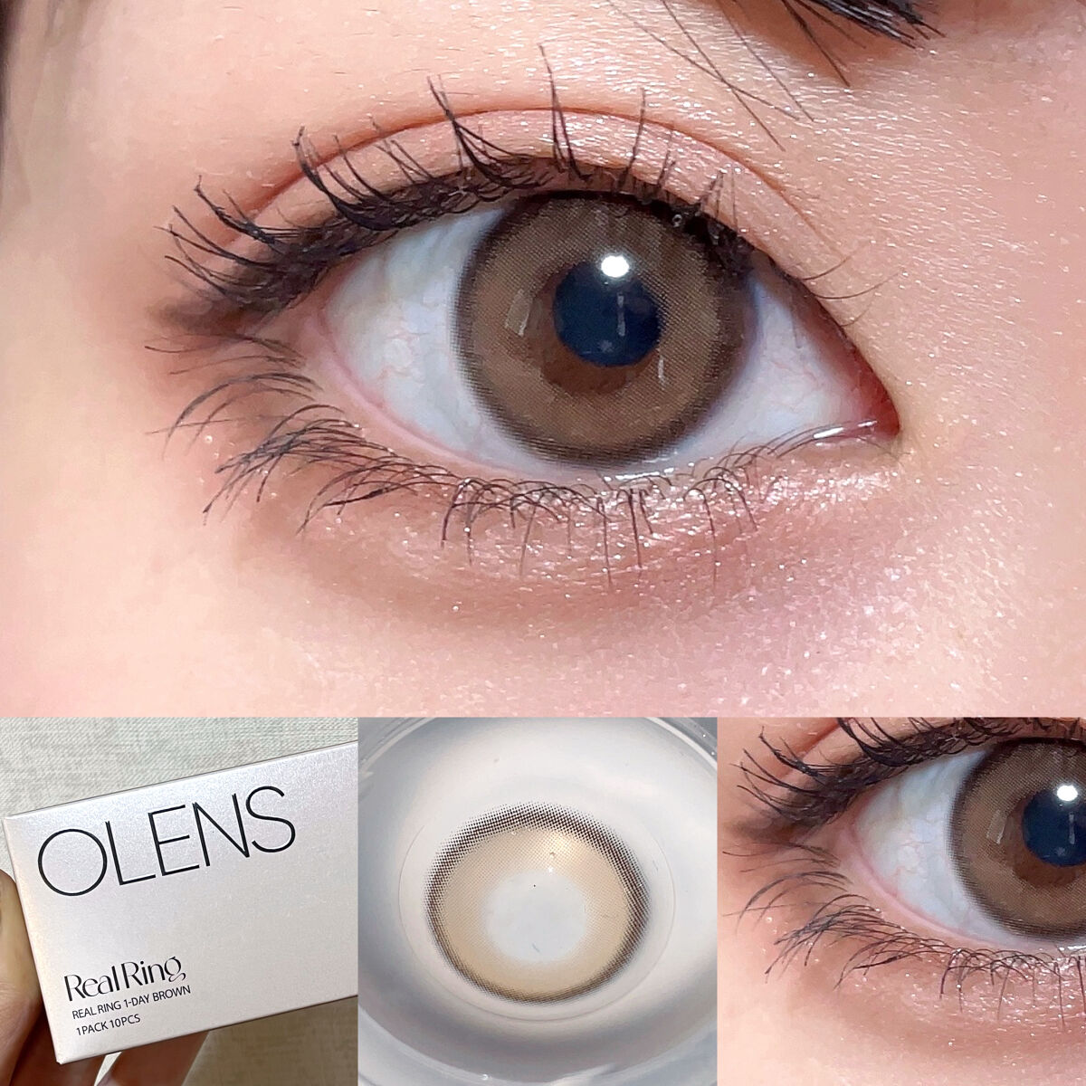 Real Ring 1day/OLENS/ワンデー（１DAY）カラコンを使ったクチコミ（2枚目）