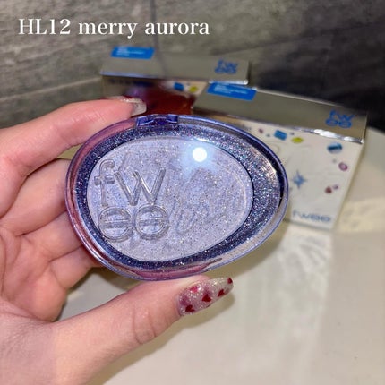 フィー グリッツストーンハイライター/fwee/パウダーハイライトを使ったクチコミ(5枚目)