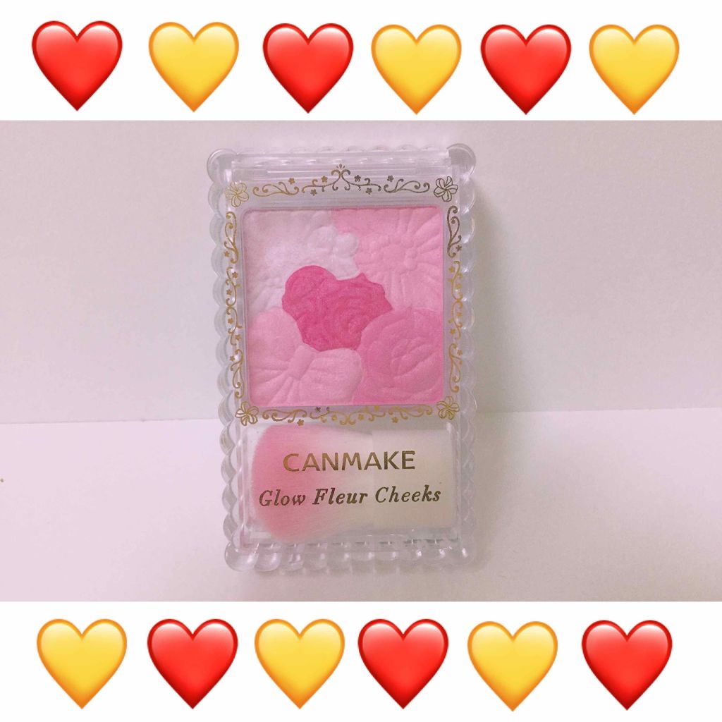 グロウフルールチークス/キャンメイク/パウダーチークを使ったクチコミ(1枚目)