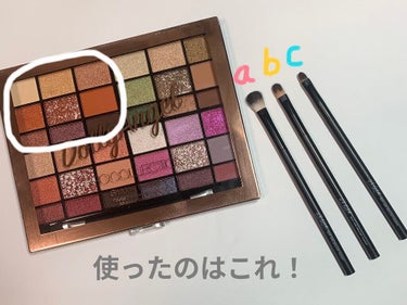 UR GLAM　EYESHADOW BRUSH B/U R GLAM/メイクブラシを使ったクチコミ（2枚目）