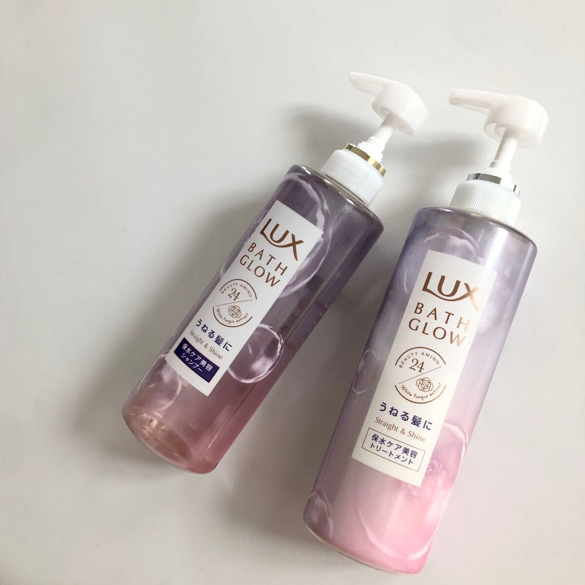 バスグロウ ストレート&シャイン シャンプー/トリートメント/LUX/市販シャンプーを使ったクチコミ(1枚目)