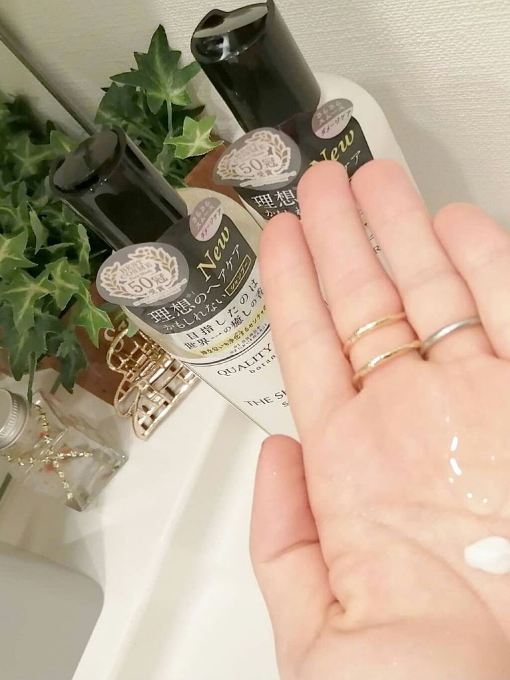 ボタアンド ザ シャンプー <sencha>/クオリティファースト/市販シャンプーを使ったクチコミ（3枚目）