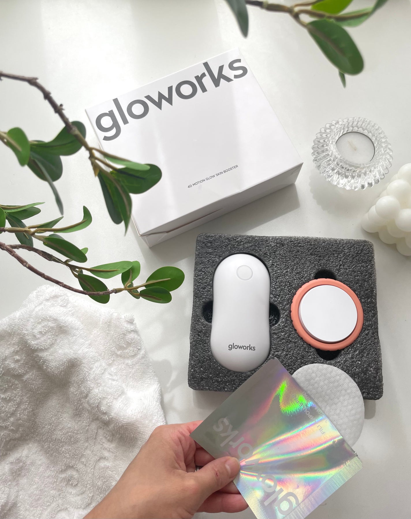 4Dモーションスキンブースタ/gloworks/美顔器・マッサージを使ったクチコミ(2枚目)