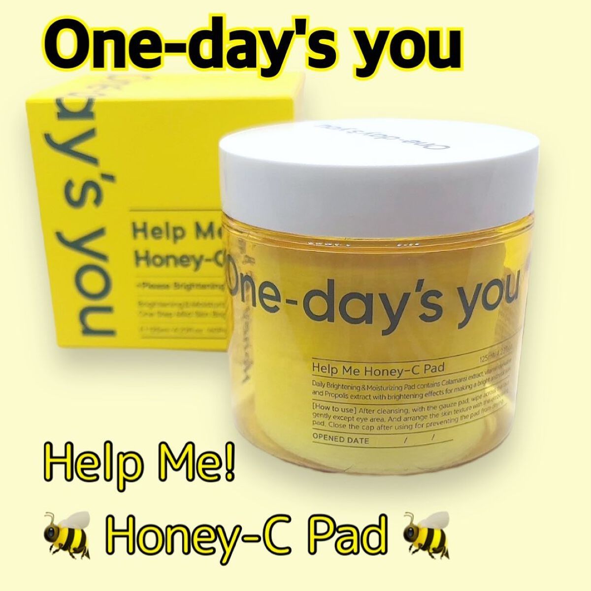 ヘルプミー! ハニーCパッド/One-day's you/トナーパッドを使ったクチコミ(1枚目)