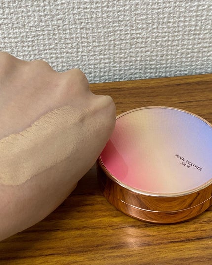 ピンクティーツリーカバーアップグロウクッション/APLIN/クッションファンデーションを使ったクチコミ(5枚目)