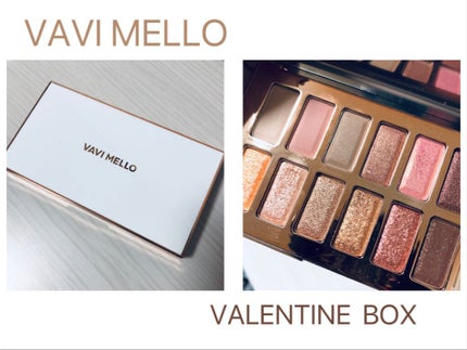バレンタインボックス3ローズモーメント/VAVI MELLO/アイシャドウパレットを使ったクチコミ(1枚目)