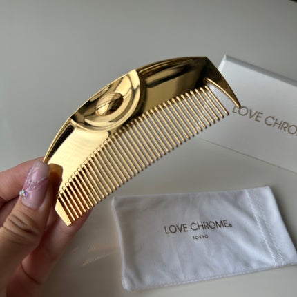 (R)K24GPツキ ゴールド/LOVECHROME/ヘアコームを使ったクチコミ(2枚目)