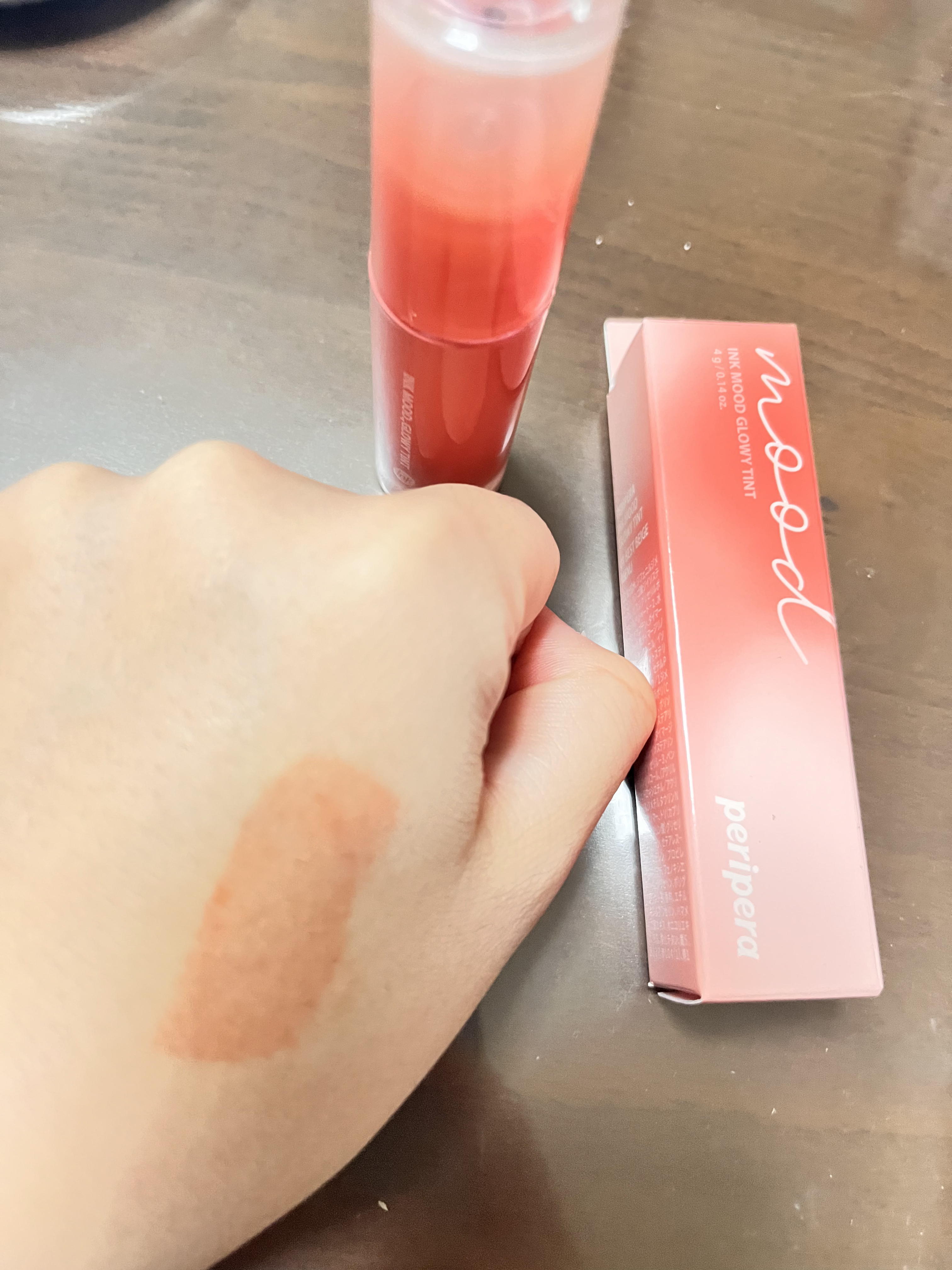 ペリペラ インク ムード グロイ ティント/PERIPERA/リップティントを使ったクチコミ（3枚目）