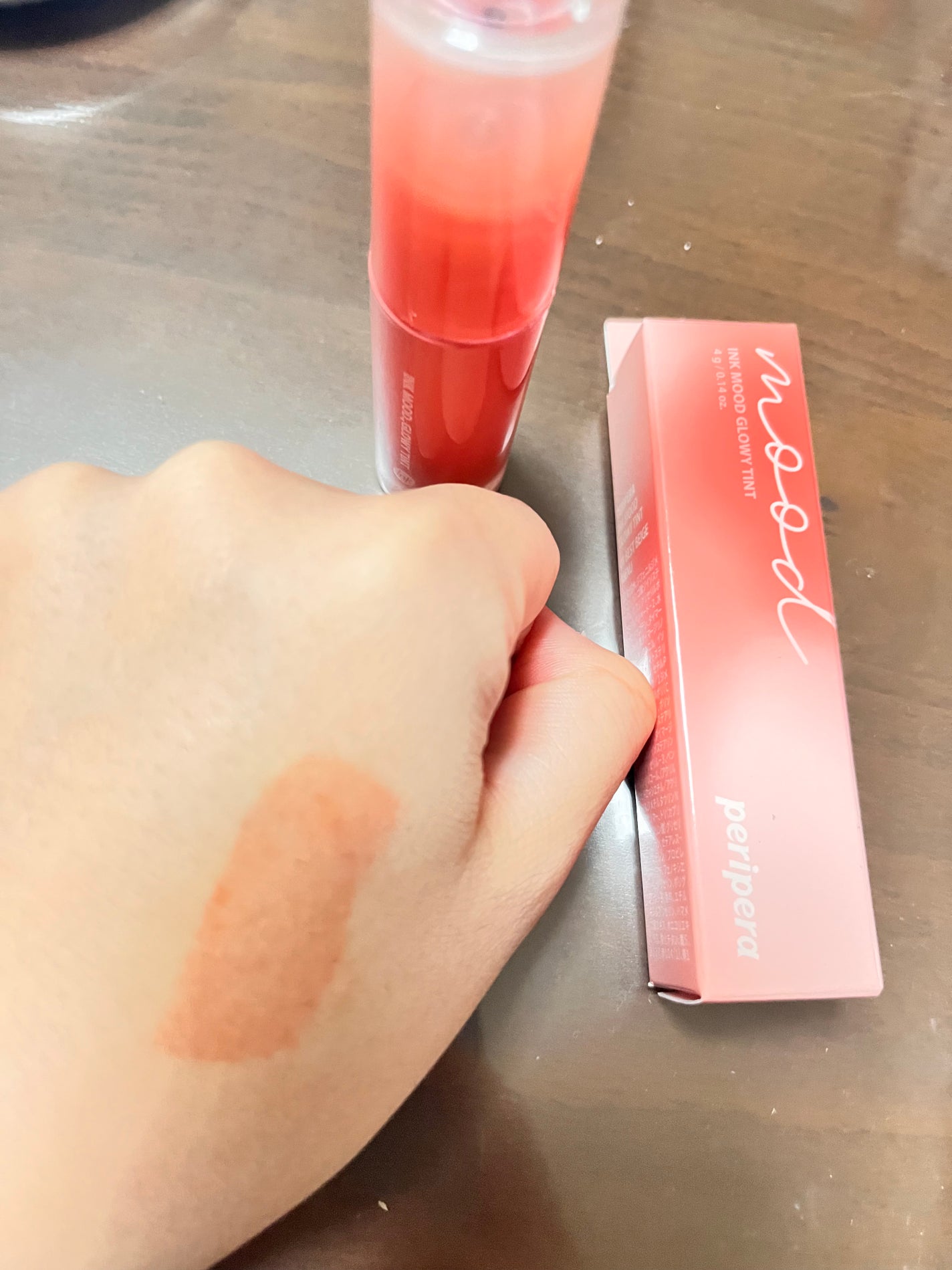 ペリペラ インク ムード グロイ ティント/PERIPERA/リップティントを使ったクチコミ(3枚目)