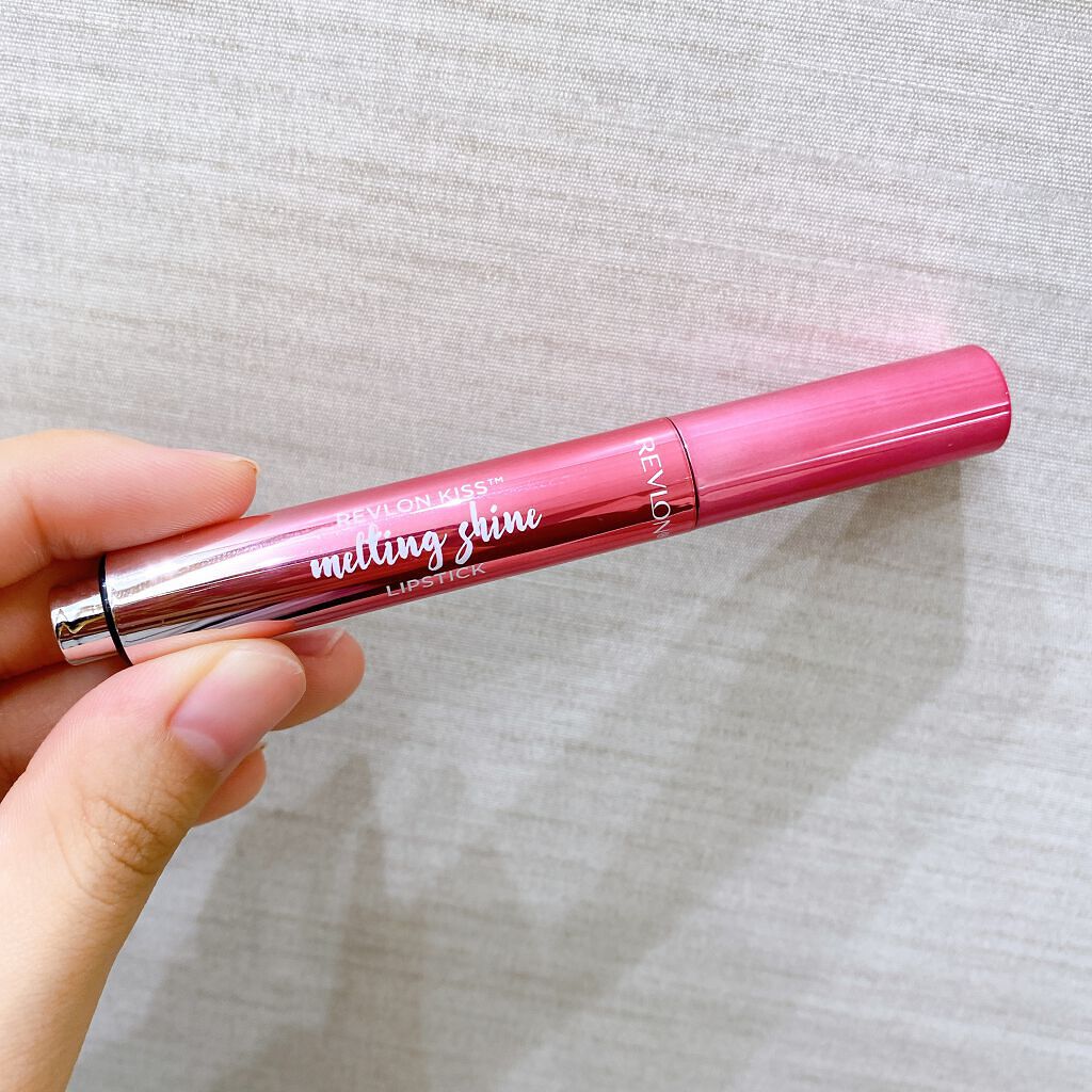 キス メルティング シャイン リップスティック 007 ピンク トパーズ/REVLON/口紅を使ったクチコミ（2枚目）