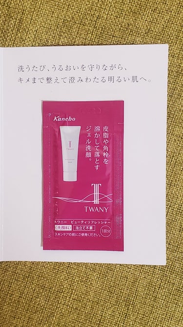 ビューティリフレッシャー/TWANY/その他洗顔料を使ったクチコミ（2枚目）