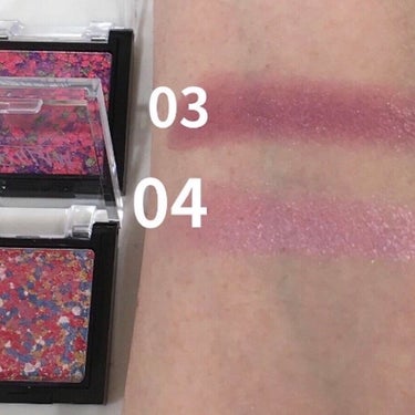 UR GLAM　MARBLE EYESHADOW 03/U R GLAM/シングルアイシャドウを使ったクチコミ（2枚目）