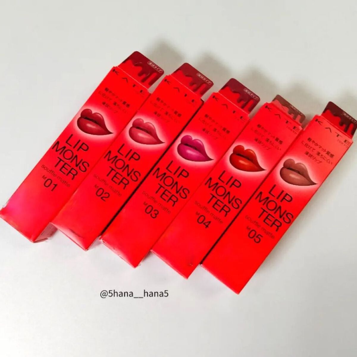リップモンスター スフレマット/KATE/口紅を使ったクチコミ(5枚目)