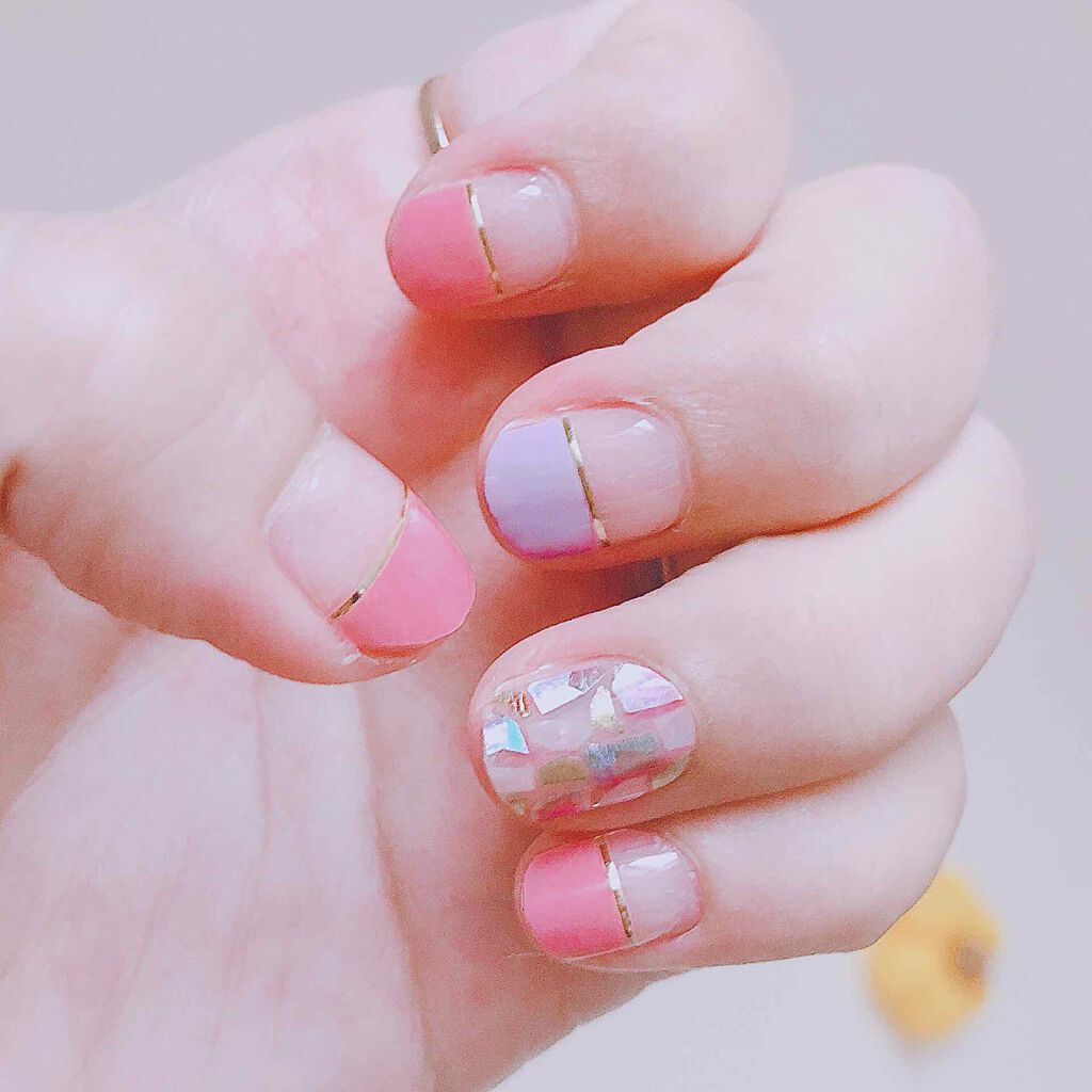 パーフェクトフィット ジェルネイルシール/GELATO FACTORY/ネイルシールを使ったクチコミ(2枚目)