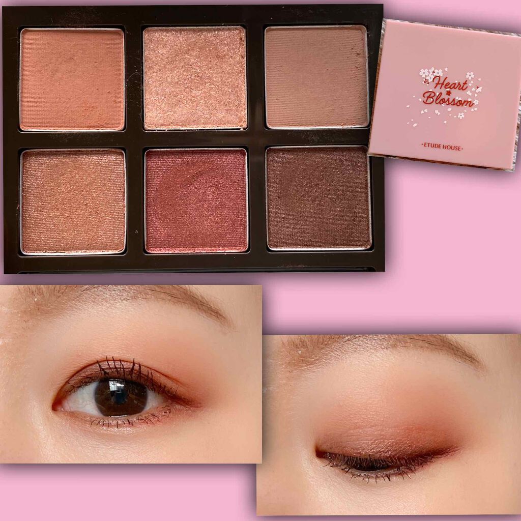 ハート プレイカラーアイズ/ETUDE/アイシャドウパレットを使ったクチコミ(2枚目)