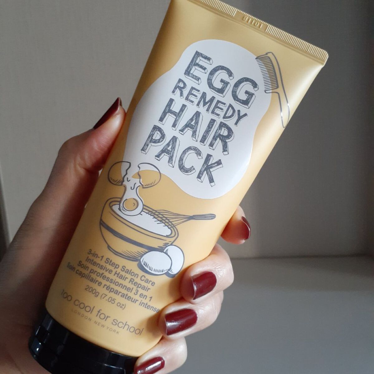 エッグレミディヘアパック/too cool for school/ヘアマスク・ヘアパックを使ったクチコミ（2枚目）