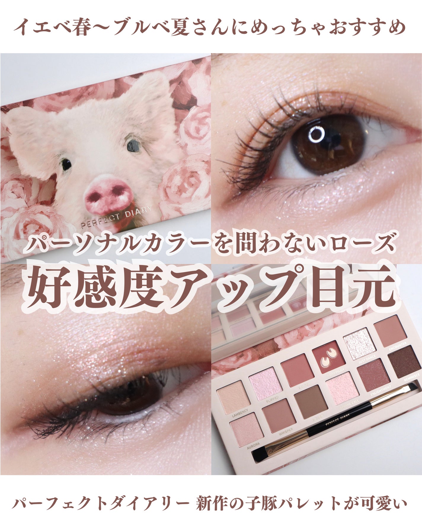 エクスプローラ12色 動物アイシャドウパレット/PERFECT DIARY/アイシャドウパレットを使ったクチコミ(1枚目)