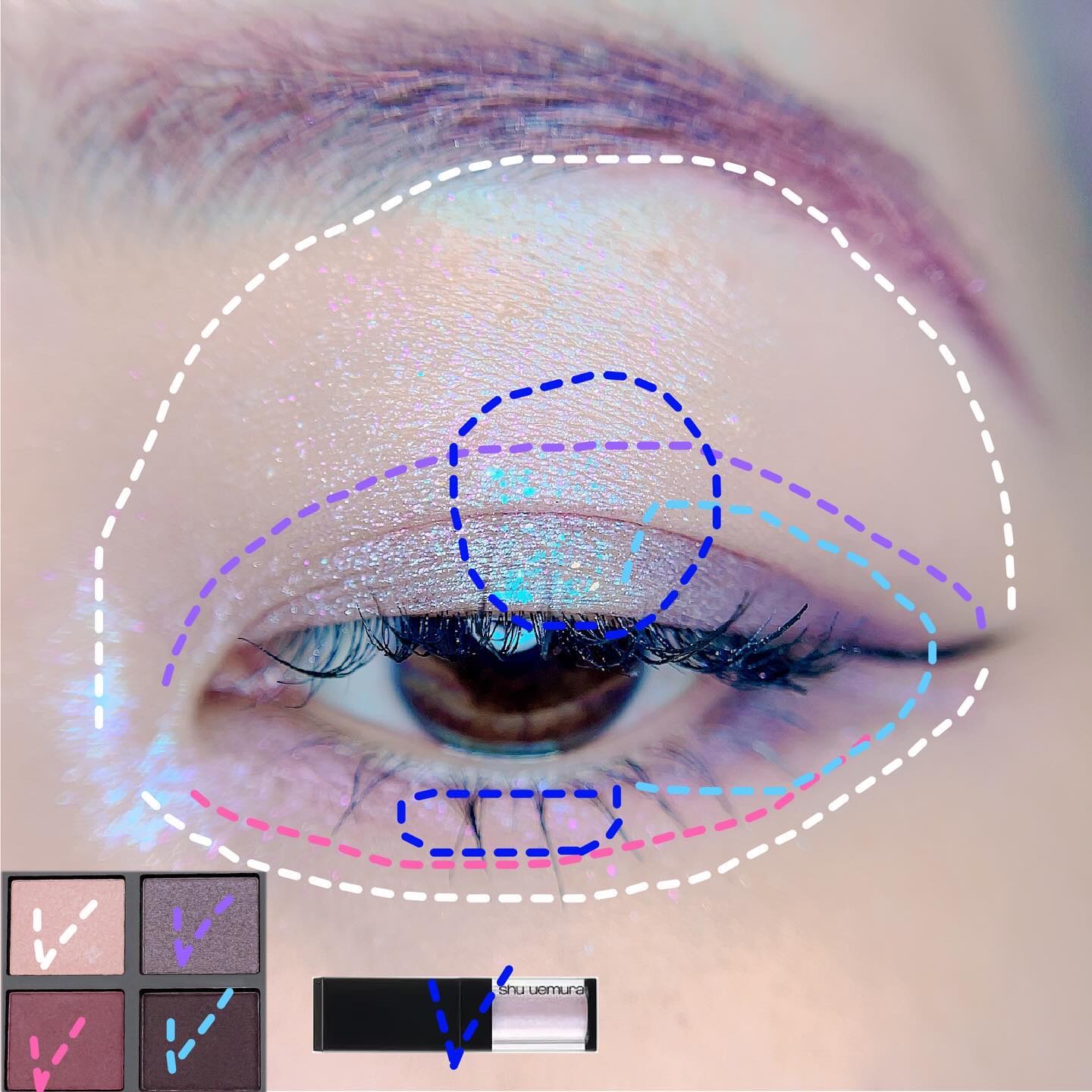 アイ フォイル/shu uemura/リキッドアイシャドウを使ったクチコミ（2枚目）