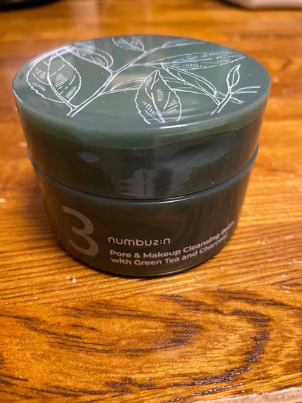 3番 緑茶炭毛穴パッククレンジングバーム/numbuzin/クレンジングバームを使ったクチコミ(1枚目)