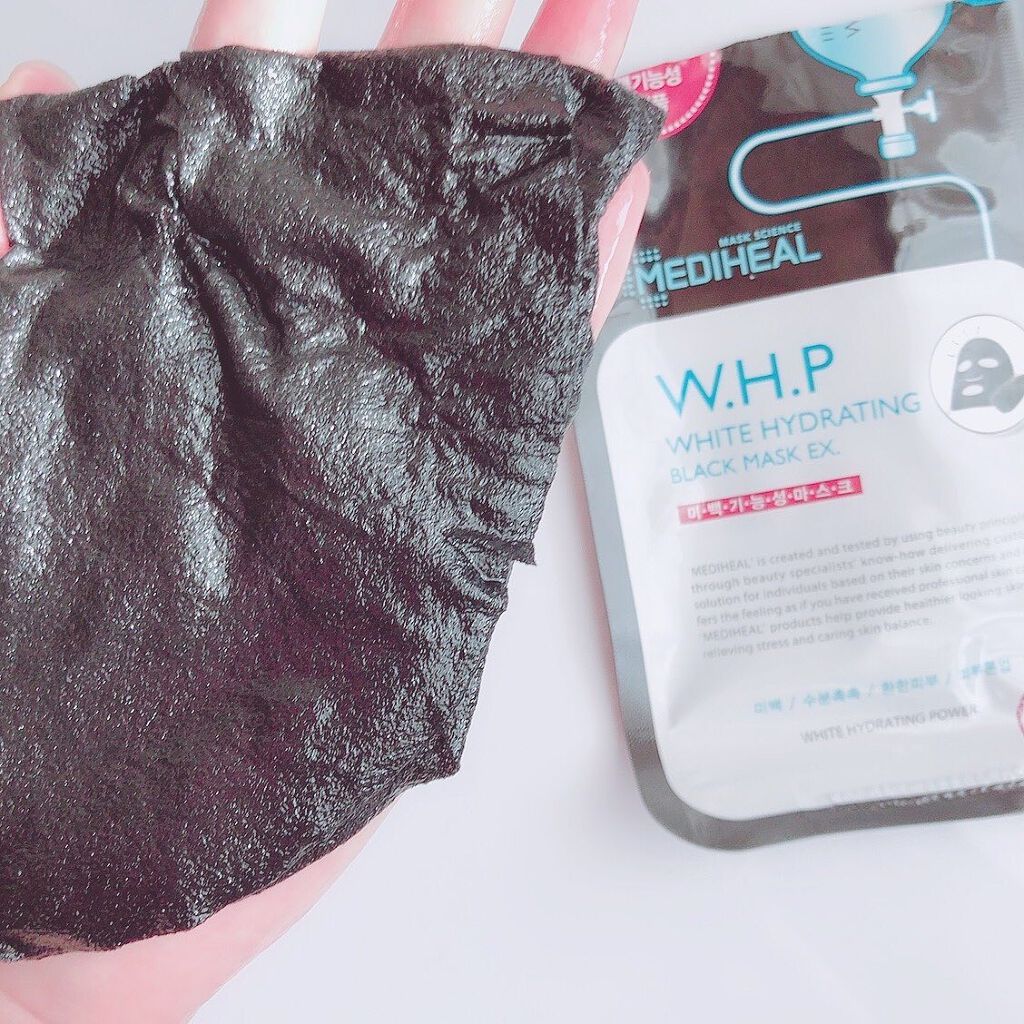 W.H.P ブラックマスク JEX/MEDIHEAL/シートマスク・パックを使ったクチコミ（3枚目）