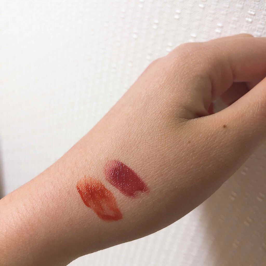 ジューシーラスティングティント/rom&nd/リップティントを使ったクチコミ(3枚目)