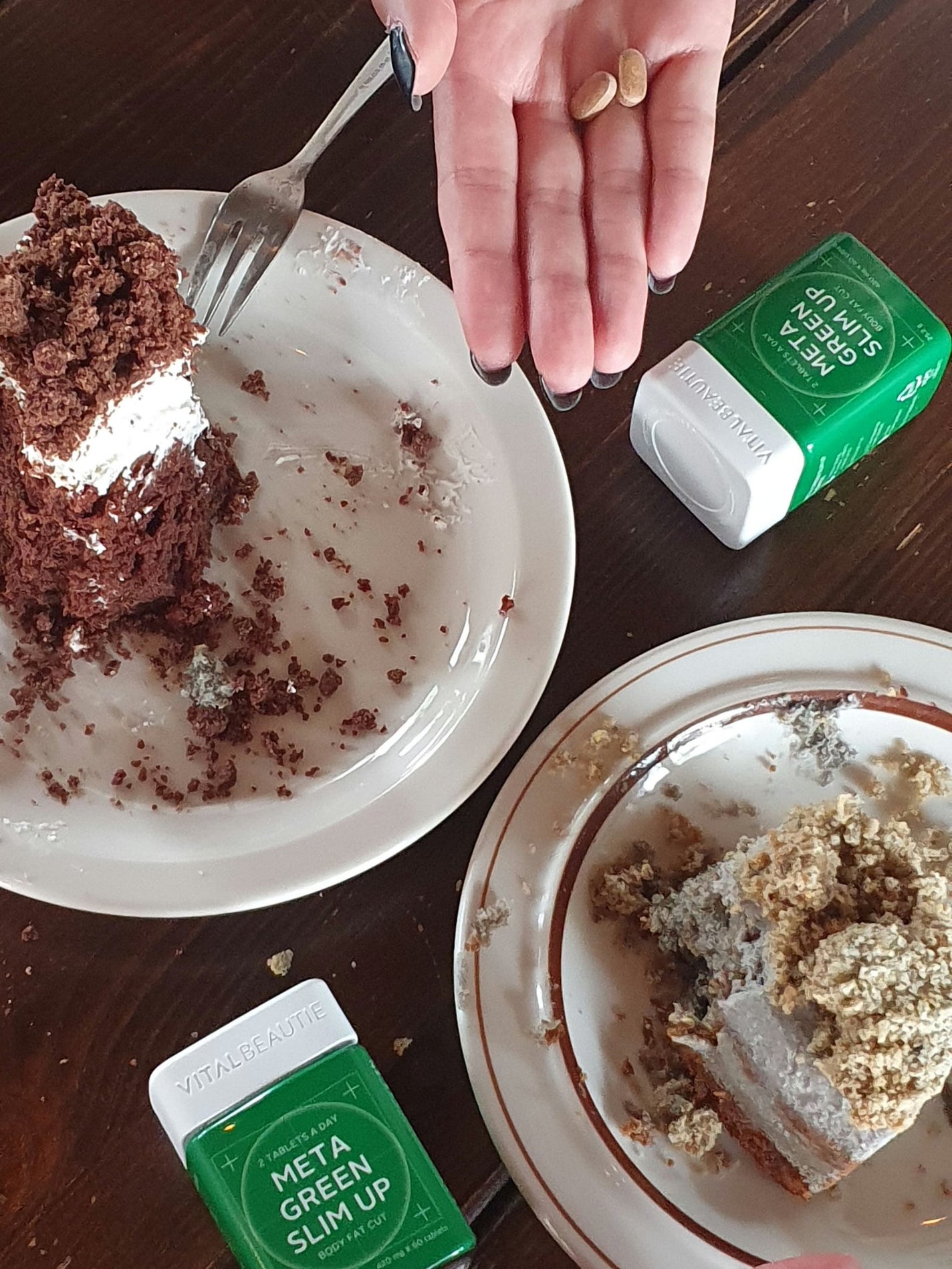 メタグリーンスリムアップ/VITALBEAUTIE/ボディサプリメントを使ったクチコミ(3枚目)