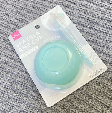 スパチュラ＆カップ（マスクパック用）/DAISO/その他スキンケアグッズを使ったクチコミ（1枚目）