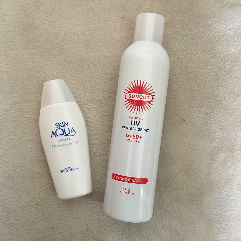 日やけ止め透明スプレー 無香料/サンカット®/日焼け止めミスト・スプレーを使ったクチコミ（1枚目）