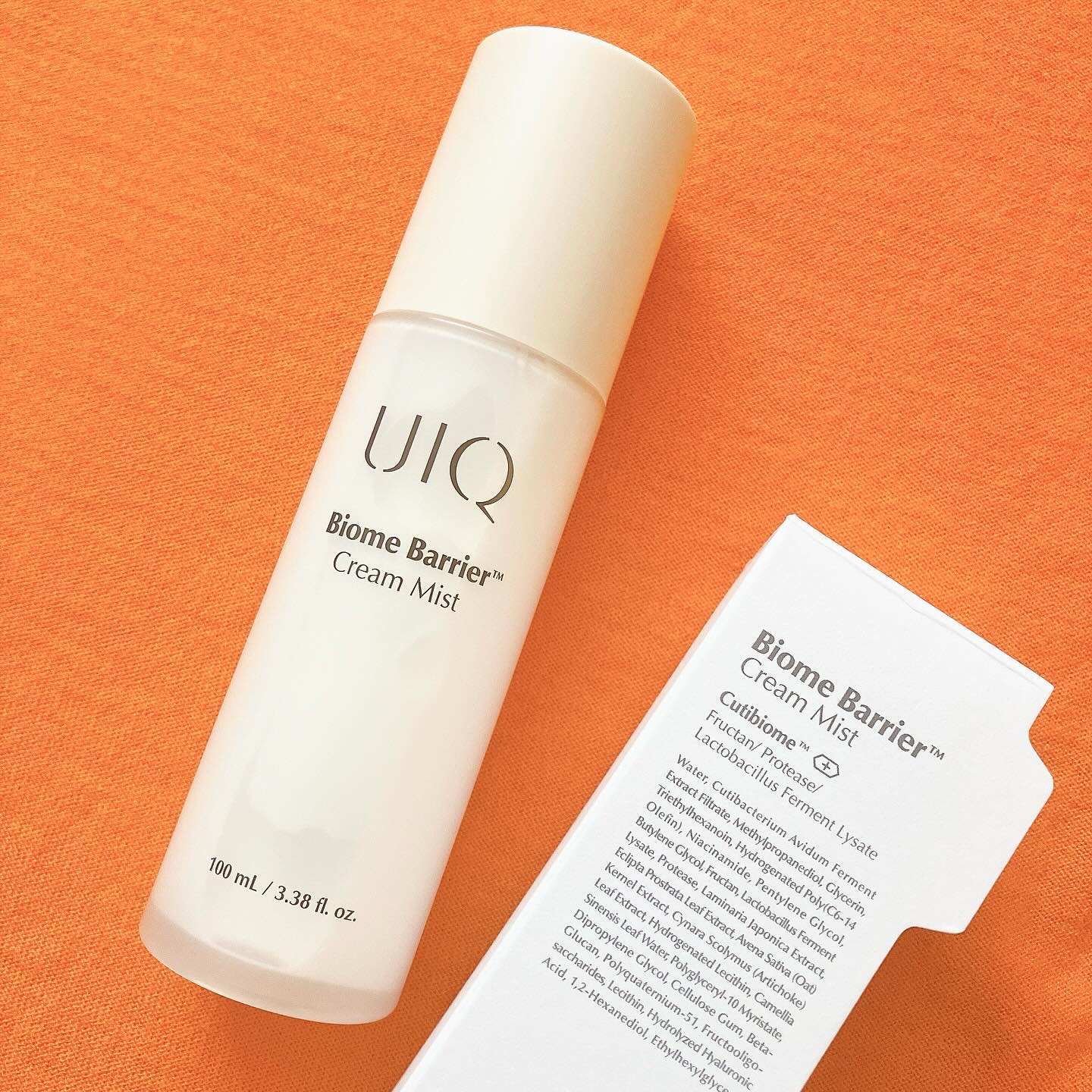 バイオームバリア クリームミスト/UIQ/ミスト状化粧水を使ったクチコミ（1枚目）